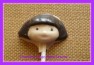 390sp Dorie the Explorer Face Chocolate or Hard Candy Lollipop Mold